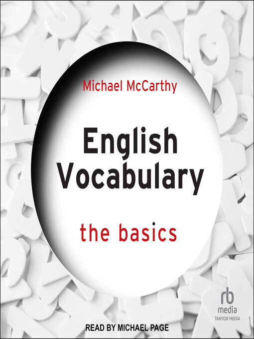 Title details for English Vocabulary by Michael McCarthy - Available
